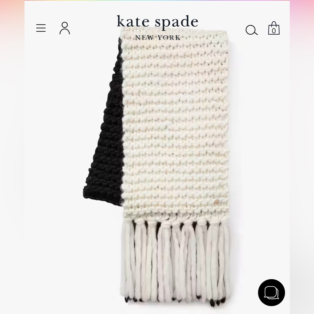 Kate Spade Colorblock Scarf